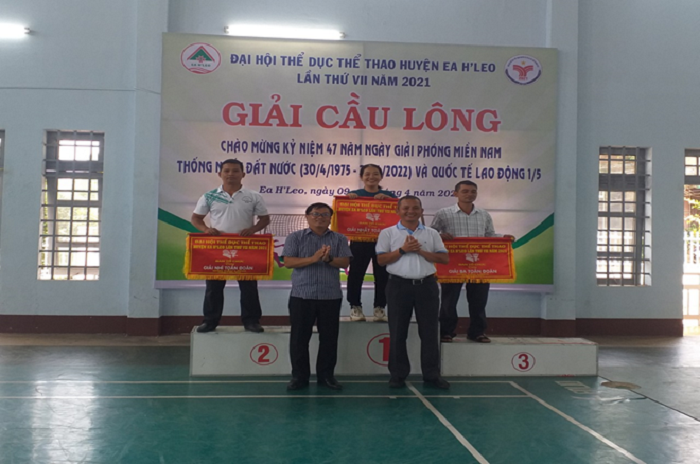 Giải cầu lông huyện Ea H’Leo năm 2022